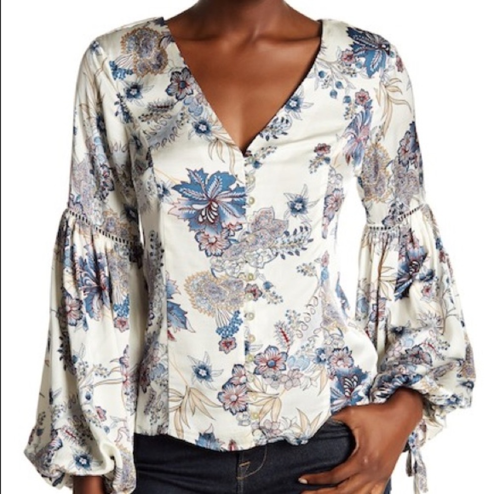 Willow & Clay Floral Blouse